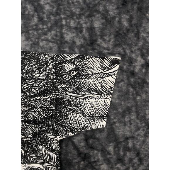Vintage Bald Eagle Single Stitch All Over Print T-Shirt AOP XLarge Black White - Picture 10 of 11